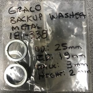 181-338 GRACO AIRLESS BACKUP WASHER 19X3X2MM
